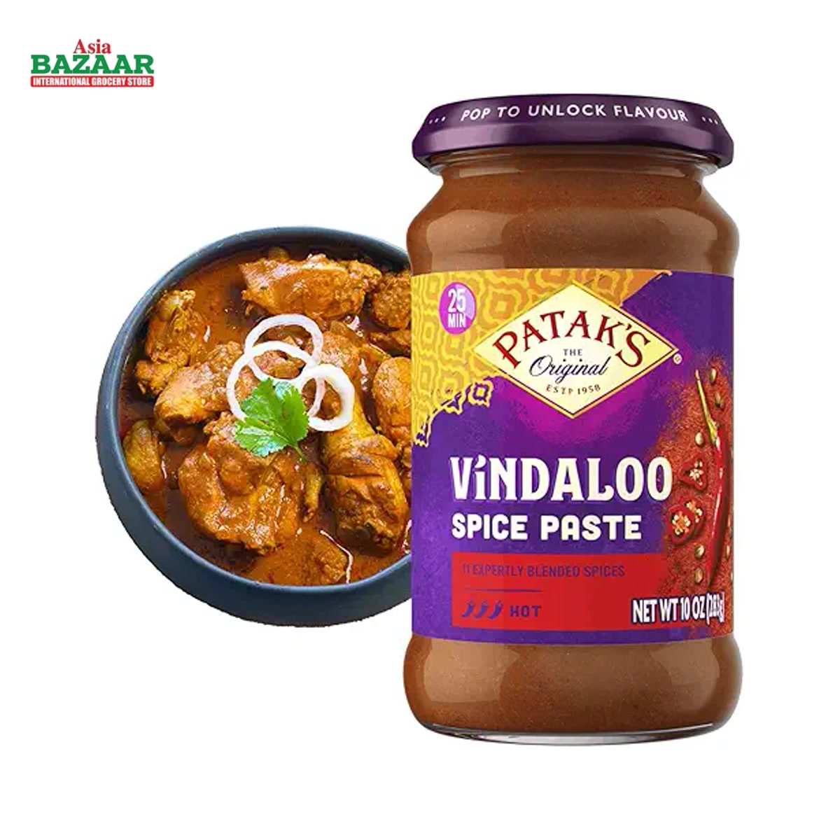 PATAK VINDALOO PST 10OZ